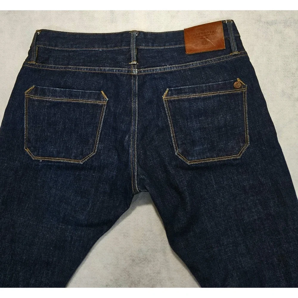 Freenote Cloth Jeans 32 x 28 29 Selvedge Blue Straight Leg Made In USA - Picture 4 of 8